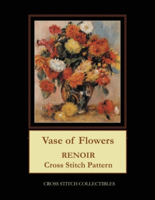 Carte Vase of Flowers: Renoir Cross Stitch Pattern Kathleen George