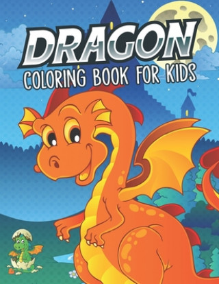 Könyv Dragon Coloring Book for Kids Leonard Davin