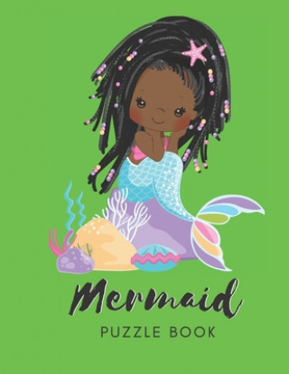 Kniha Mermaid Puzzle Book: Connect The Dots Puzzles - 30 Pages - Paperback - Made In USA - Size 8.5 x 11 - For Women The Sirena Aqua Publishing