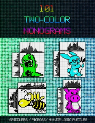 Carte 101 Two-Color Nonograms: Griddlers / Picross / Hanjie Logic Puzzles Innovario