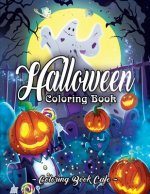 Könyv Halloween Coloring Book Coloring Book Cafe