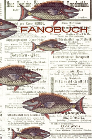 Livre Fangbuch: Ein Fangbuch für Angler - Vintage-Design Verlag Angelbuch