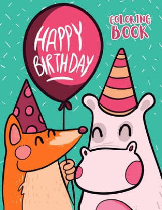 Kniha Happy Birthday: Coloring book Holz Books