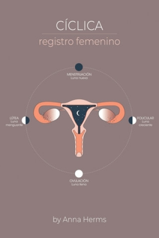 Kniha Cíclica Registro femenino: Registro menstrual - diagrama lunar Anna Herms