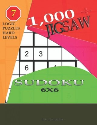 Könyv 1,000 + sudoku jigsaw 6x6: Logic puzzles hard levels Basford Holmes