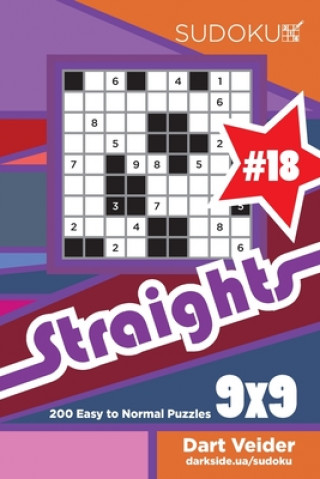 Kniha Sudoku Straights - 200 Easy to Normal Puzzles 9x9 (Volume 18) Dart Veider