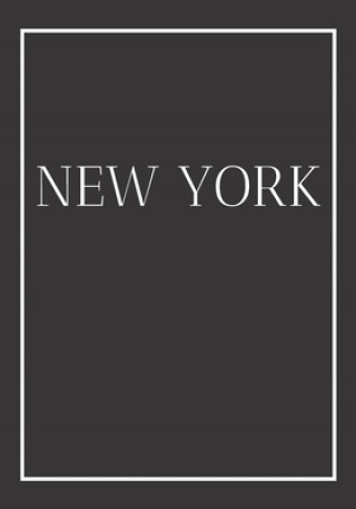 Kniha New York: A decorative book for coffee tables, end tables, bookshelves and interior design styling Stack city books to add decor Contemporary Interior Design