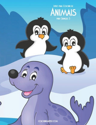 Kniha Livro para Colorir de Animais para Criancas 3 Nick Snels