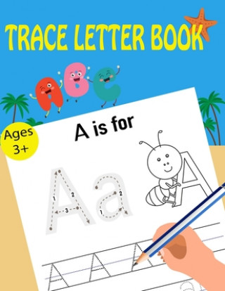 Książka Trace Letters Book Kids Writing Time