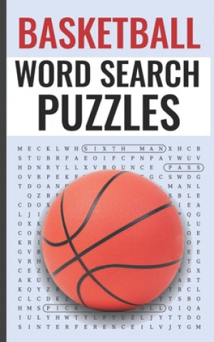 Kniha Basketball Word Search Puzzles: Puzzle Book for Adults 20 Games Orange Court Books