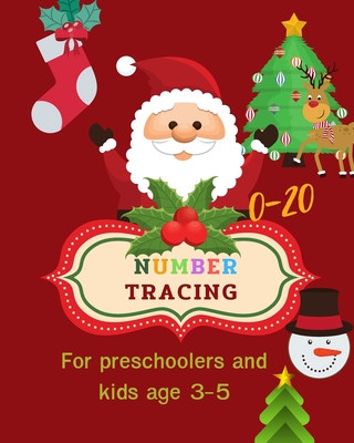 Carte 0-20 Number tracing for Preschoolers and kids Ages 3-5: Book for kindergarten.100 pages, size 8X10 inches . Tracing game and coloring pages . Lots of J&j Happy Kids and Kindergart Publisher