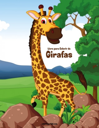 Kniha Livro para Colorir de Girafas Nick Snels