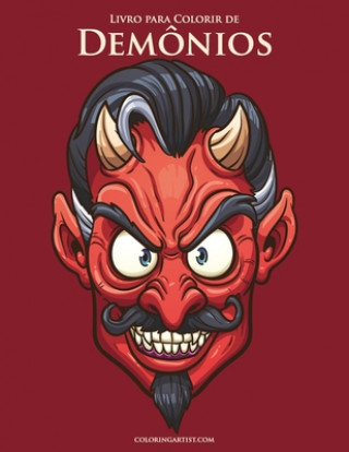 Kniha Livro para Colorir de Demonios Nick Snels