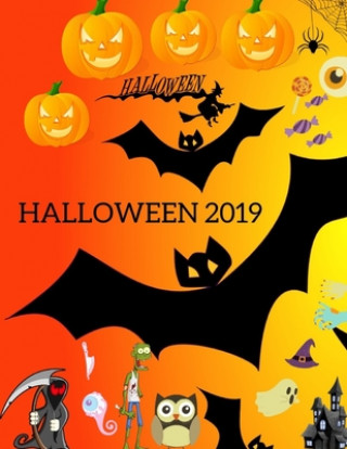 Kniha Halloween 2019: Libro da colorare Ana Sam Jo
