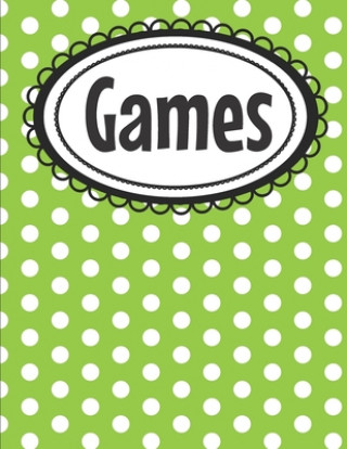 Kniha Polka Dot Paper Games Activity Book for Kids: Favorite Games in One Book - Hangman, Tic Tac Toe, Dots and Boxes, M.A.S.H., Comic Book Paper, and More Simple Magic Books