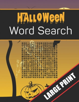 Kniha Halloween Word Search Large Print: 96 Word Search Activities for Everyone (Holiday Word Search) Mario Press