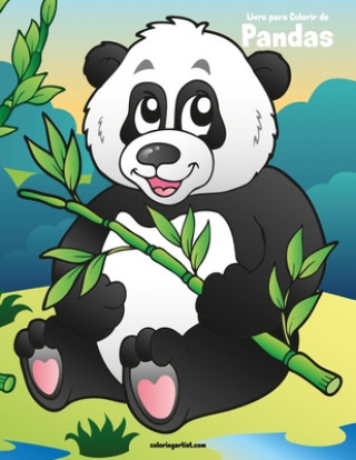 Kniha Livro para Colorir de Pandas Nick Snels