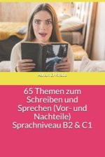 Knjiga 65 Themen zum Schreiben und Sprechen (Vor- und Nachteile) Sprachniveau B2 & C1 Adham El-Khatib