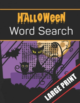 Knjiga Halloween Word Search Large Print: 96 Word Search Activities for Everyone (Holiday Word Search) Mario Press