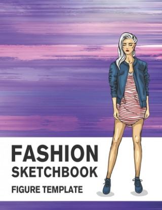 Knjiga Fashion Sketchbook Figure Template Lance Derrick