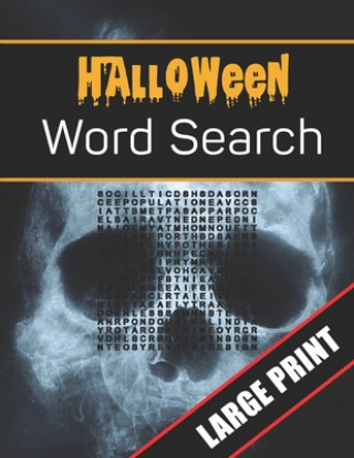 Knjiga Halloween Word Search Large Print: 96 Word Search Activities for Everyone (Holiday Word Search) Mario Press