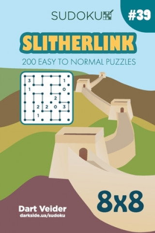 Knjiga Sudoku Slitherlink - 200 Easy to Normal Puzzles 8x8 (Volume 39) Dart Veider