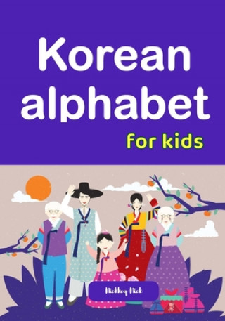Carte Korean alphabet for kids Nickkey Nick