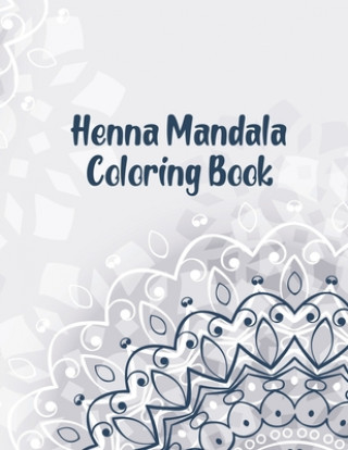 Книга Henna Mandala Coloring Book Nice Books Press