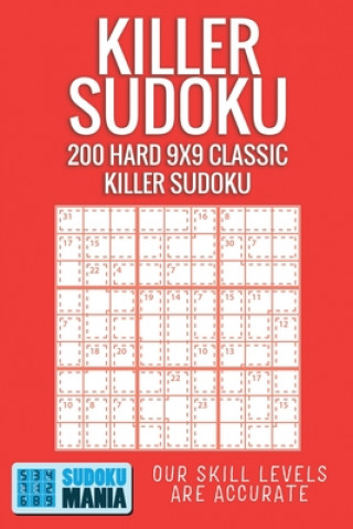 Carte Killer Sudoku: 200 Hard 9x9 Classic Killer Sudoku Sudoku Mania