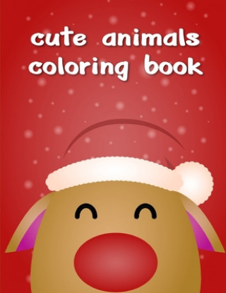 Kniha Cute Animals Coloring Book: Funny Coloring Animals Pages for Baby-2 J. K. Mimo