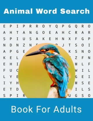 Książka Animal Word Search Book For Adults Nzactivity Publisher