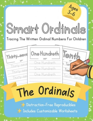 Carte Smart Ordinals: Smart Word Tracing For Children. Distraction-Free Reproducibles for Teachers, Parents and Homeschooling Elite Schooler Workbooks