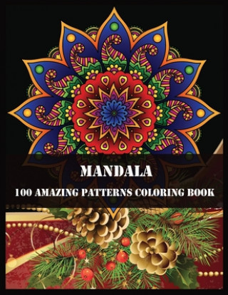 Könyv Mandala 100 Amazing Patterns Coloring Book: 100 Magical Mandalas - An Adult Coloring Book with Fun, Easy, and Relaxing Mandalas Shamonto Press