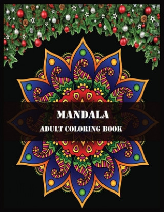 Książka Mandala Adult Coloring Book: flowers mandala coloring book Shamonto Press