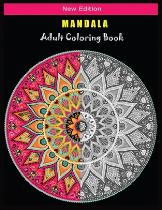 Książka MANDALA Adult Coloring Book: A Kids Coloring Book with Fun, Easy, and Relaxing Mandalas for Boys, Girls, and Beginners Shamonto Press