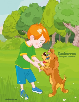 Knjiga Cachorros libro para colorear Nick Snels