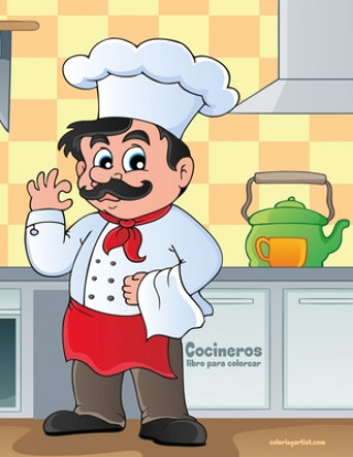 Βιβλίο Cocineros libro para colorear Nick Snels