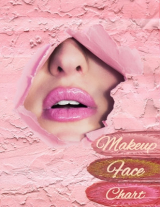 Carte Makeup Face Chart: Make-up Vorlagen auf Papier Gesicht zum Ausmalen Gesichtsdiagramme für Visagisten Millioncrystalbody