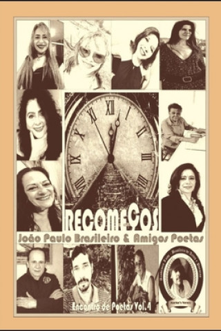 Βιβλίο Recomeços: Encontro de Poetas Joao Paulo Brasileiro
