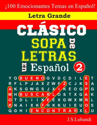 Knjiga CLÁSICO SOPA De LETRAS En Espa?ol; 2 Jaja Books