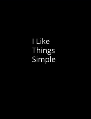 Knjiga I Like Things Simple Parker Grove