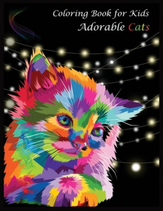 Könyv Coloring Book for Kids Adorable Cats: Stress Relieving Designs for Adults Relaxation Shamonto Press