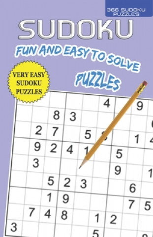 Kniha 366 Fun And Very Easy to Solve SUDOKU Puzzles: Suitable for the vision impaired, beginners one puzzle per day puzzle book by deVen for 2020 with puzzl Deven Publishing