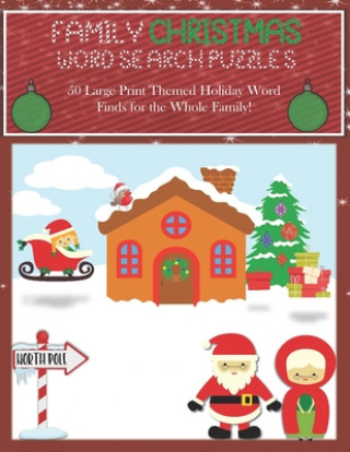 Книга Family Christmas Word Search Puzzles Zenkat Publishing