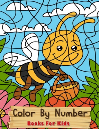 Книга Color By Number Book For Kids: Animals Color By Number Activity For Kids Fun & Learning Ages 4-8, 6-8, 8-12 Fun Mike Press