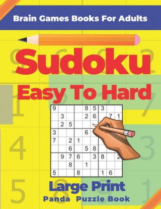 Kniha Brain Games Book For Adults - Sudoku Easy To Hard Panda Puzzle Book