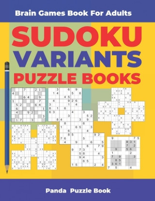 Kniha Brain Games Book For Adults - Sudoku Variants Puzzle Books Panda Puzzle Book