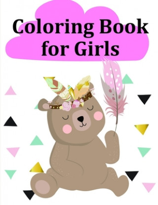 Kniha Coloring Book for Girls: Super Cute Kawaii Coloring Pages for Teens J. K. Mimo