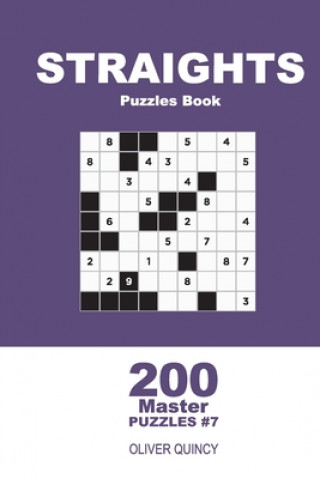 Книга Straights Puzzles Book - 200 Master Puzzles 9x9 (Volume 7) Oliver Quincy