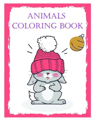 Knjiga Animals coloring book: Super Cute Kawaii Animals Coloring Pages J. K. Mimo